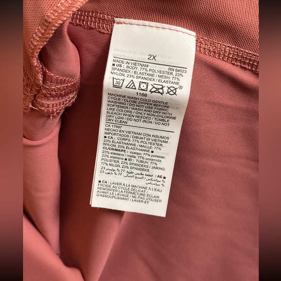 NWT Womens Old Navy Active Powersoft Go Dry Long Sleeve Cropped shirt size 2x - Picture 6 of 7